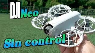 Nuevo DJI NEO 🚁 prueba sin control 😱 el mejor dron para principiantes 🤔 como vincularlo