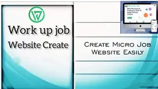 Create Micro Job Freelancing Website 2023।  Work up job - Microjob Website Create। Workupjob Script