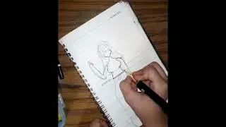 the cute girl body  art #art #ideas #mini #drawing