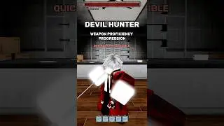 ВЛАДЕНИЕ ОРУЖИЕМ в игре DEVIL HUNTER (БЫСТРЫЙ ПРОГРЕСС) 🥀 #roblox #devilhunter #robloxshorts #shorts