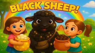 Baa Baa Black Sheep 🐑 3D Nursery Rhyme | Kids Song & Learning Video