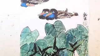 國畫春水 Spring Waters in Chinese Painting