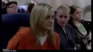 Orange is the new black Thirsty Bird pee scene