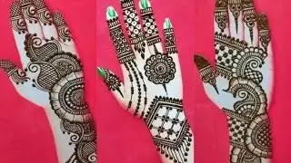 Arabic mehndi design front hand simple | new stylish simple mehndi design | mehndi designnew easy