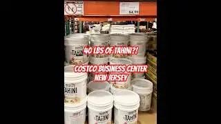 40 LBS of Tahini?! INSIDE Costco Business Center New Jersey.