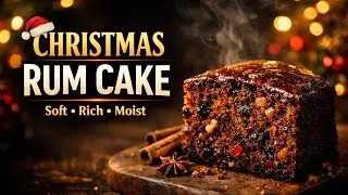 Christmas Special Rum Cake 🎂 | Soft & Rich Plum Cake Recipe | Easy Homemade with Ai🎄🎂