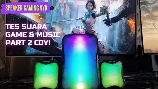 Tes Main Game FPS Bright Memory & Music! Speaker Gaming RGB NYK Fobos SPN-21