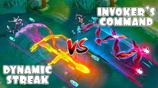 Ixia Invoker's Command VS Dynamic Streak Skin Comparison