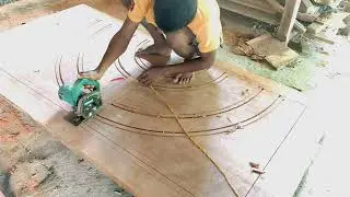 Beautiful wood desing carving skills || perfect handling router machine by pvj wood carving 2023