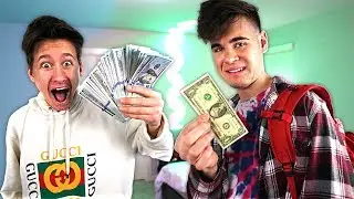 The OPPOSITE Challenge With LITTLE BROTHER For 24 HOURS!