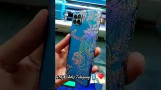 3d rainbow 🌈 back skin ✨️ #oppo f17 #atifmobilestalagang