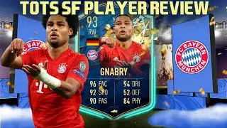 TIME TO COOK! 93 TOTSSF GNABRY PLAYER REVIEW! FIFA 20 ULTIMATE TEAM