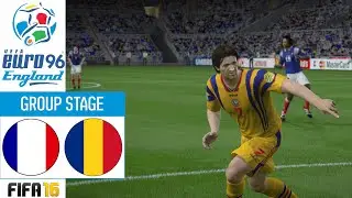 1996 Euro SIM - France X Romania Highlights
