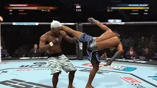 Boxed him, Finished with Kick