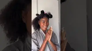 M&eacute;todo curly con espuma para peinar #cabelloafro #metodocurly #afrohair