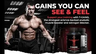 T-GAINS Anabolic Hormone Booster & Estrogen Blocker by REVSCI