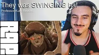 KURO REACTS to Beast Titan Rap | “Monke Bars” | Daddyphatsnaps ft Ham Sandwich [Attack On Titan AMV]