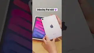 Unboxing iPad mini💜@Apple #apple #ipad #unboxing #ipadmini #appleproducts #study #fyp #trending