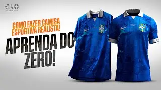 TUTORIAL COMO FAZER CAMISA 3D ESPORTIVA REALISTA UTILIZANDO O CLO3D | COMPLETO