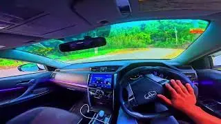 COUNTRY DRIVE IN A TOYOTA MARK X (3D Audio)(ASMR)
