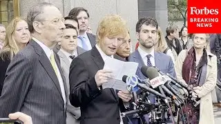JUST IN: Ed Sheeran Reads Statement After Jury Finds He Didn't Copy Marvin Gaye Song