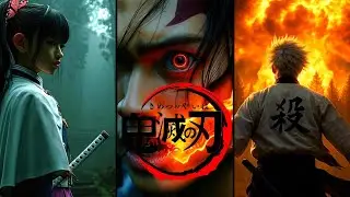 Demon Slayer 鬼滅の刃 - Teaser Trailer #VFX #AI #photoshop 4K