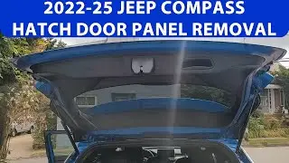 Как снять заднюю дверную панель Jeep Compass 2022&ndash;25 годов.