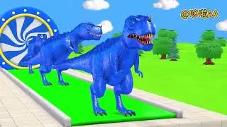 Duck elephant cow lion dinosaur make fun #anime #animation 