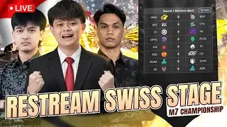 AKHIRNYA MELIHAT KING ONIC DAN AE BERMAIN - M7 RESTREAM SWISS STAGE DAY 1