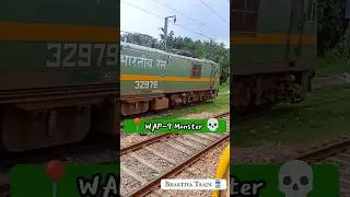 😱 Private WAP-9 Monster Roars Down the Tracks! 🚆#wap9 #indianrailways #trainlovers