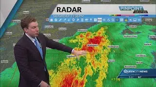 Potential dreary Sunday morning with rainy conditions, cool temps