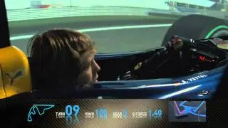 F1 Track Simulator - Sebastian Vettel at Yas Marina Circuit