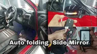 Automatic side mirror folding system installation |Maruti Suzuki brezzaManual ORVM to Automatic ORVM