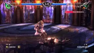SoulCalibur V - Rank Match - Pyrrha ( ritabrainer )  vs Pyrrha Omega ( Grandalf90's Friend )