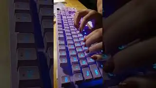 clickly clacky keyboard typing sounds | #oddlysatisfying #asmrtyping #soothing