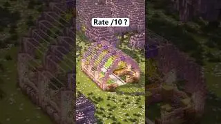 Cherry Blossom Garden In Minecraft &brvbar;&brvbar; Unique Structure Short-3 #shorts #minecraft