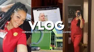 SHORT VLOG: NURSING SCHOOL, COMMUNITY NURSING CLINICAL, ROOM CLEANING, ETC | CAYLA GAMBRELLE