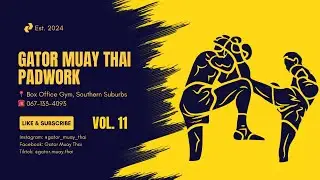 Gator Muay Thai Padwork Drills: Kicking Range