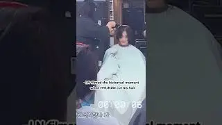 when Hyunjin cut his hair💇#hyunjin #straykids #skz #parlour #hairstyle #haircut #shorts #funny #kpop