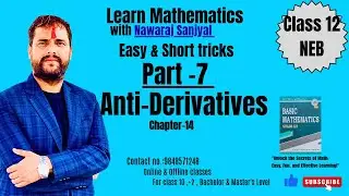 Class 12 Antiderivative Ex 14.4part7