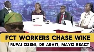 Protesting Workers Chase Wike In FCT —Rufai Oseni, Dr Abati Mixed Reactions