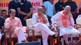 Speeches of NDA and BJP leaders ahead of Amit Shah's nomination procession on Gandhinagar seat