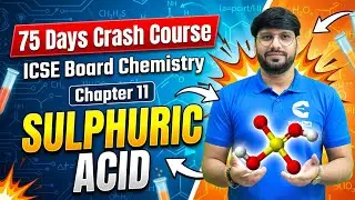 🔥 Day-45 | Sulphuric Acid Lecture-1 | ICSE Class 10 Chemistry | 75 Days Crash Course | EdufyHub