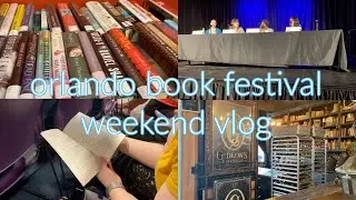 Orlando Book Festival Weekend Vlog [CC]