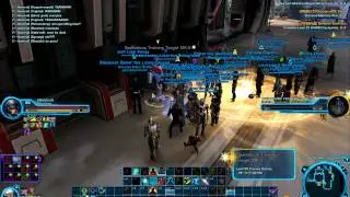 Republic destroys the lvl 55 operations dummy on the fleet! 2.0 PTS