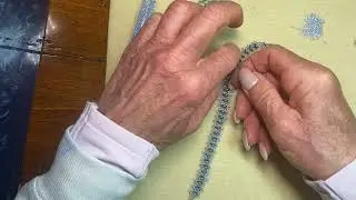 SPECIAL KNOT for tying on extra threads