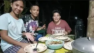 DINNER GINATAANG LANGKA OVERLOAD SA DAING 🤤🌶️