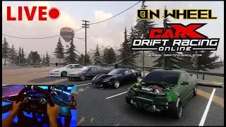 🔴LIVE Ep5 tandem battles CarX Drift Online Racing On Wheel (PC)