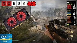 Call of Duty WWII - RX 580 4GB - i7 4770 - Best Setting - 1080p