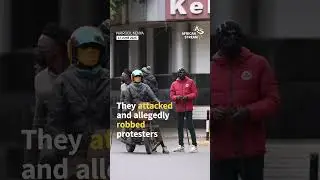 Kenya: &lsquo;state-hired&rsquo; Thugs With Whips Storm Protest #Shorts #Protests #Kenya #Goons #Justice